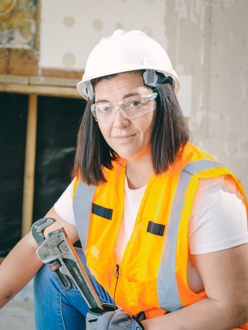 Nicole Reed, licensed plumber and owner of Acme Plumbing